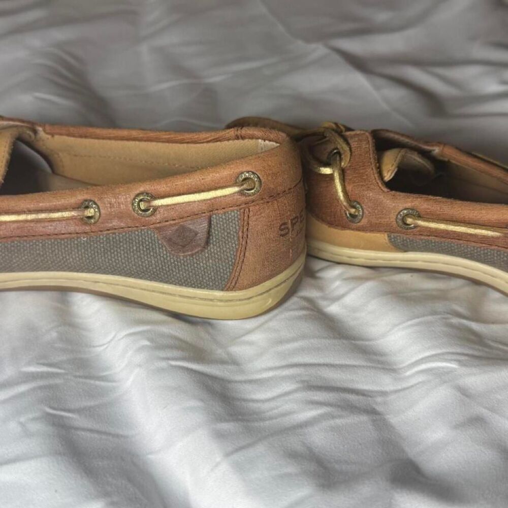 Sperry Women's Brown and Tan Boat-shoes - Picture 3 of 7